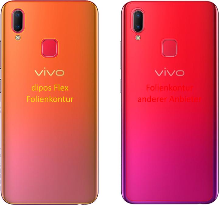 Actual product image Dipos Screen Protector Full-Cover 3D (2 pcs., Vivo Y91 C)