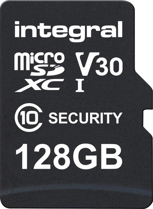 Produktbild Card Security Micro SDHC 128 GB Class 10 UHS-I / U3 A1 V30 (INMSDX128G10-SEC) (128 GB, microSDXC, U3, UHS-I)
