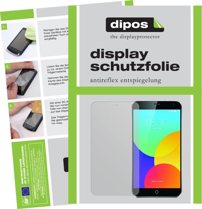 Immagine prodotto Dipos Pellicola Protettiva Antiriflesso (2 pz., Meizu MX4)