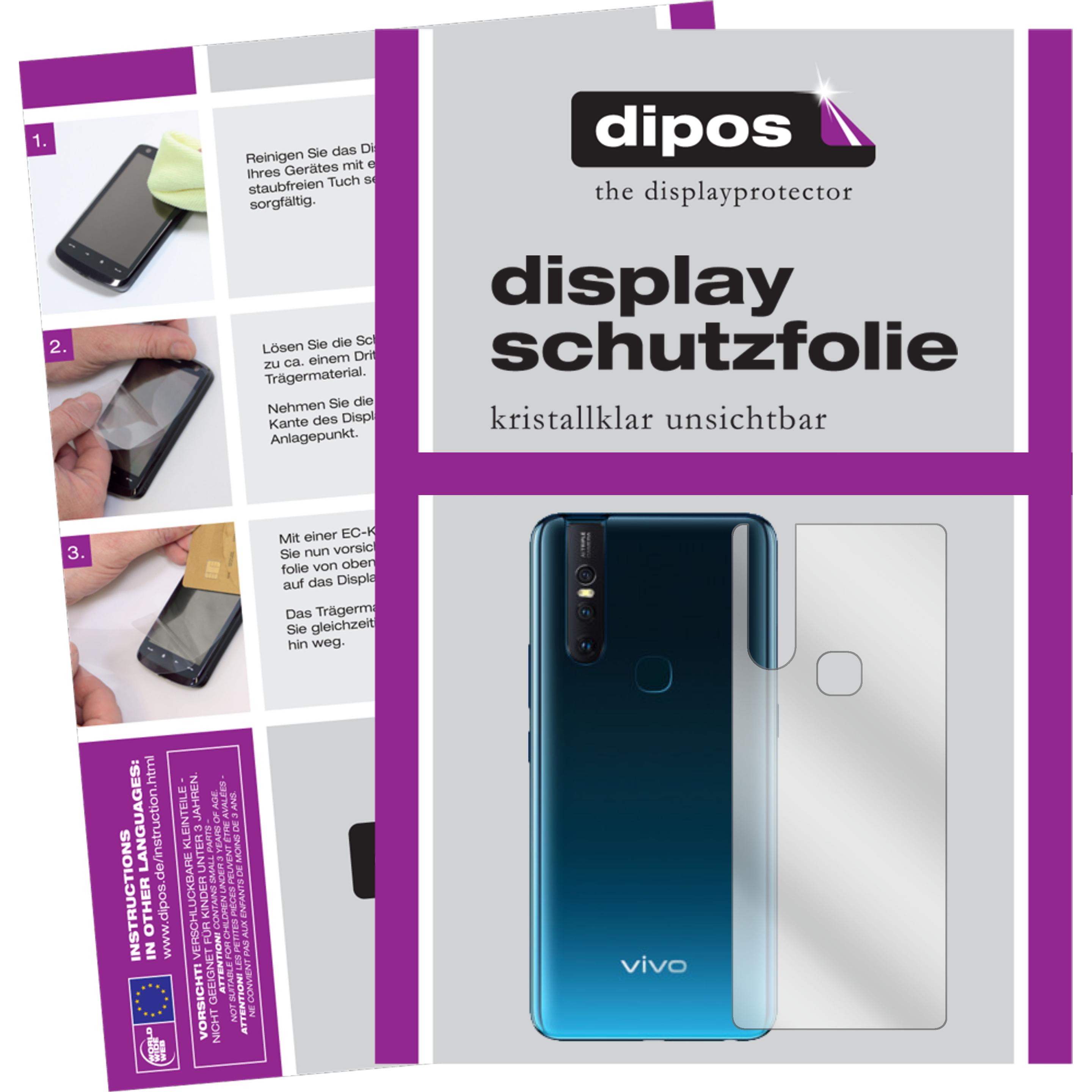Dipos Displayschutzfolie Crystalclear (2 Stück, Vivo S1 Pro), Smartphone Schutzfolie, Transparent