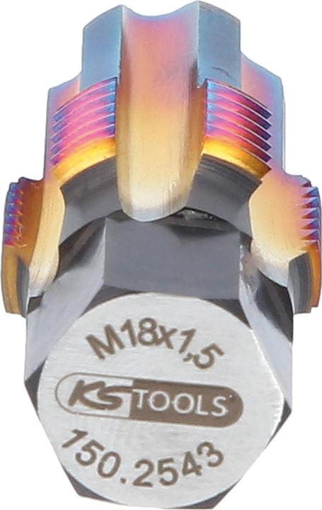 Actual product image KS Tools Tap with guide bolt for lambda sensors, M18x1.5