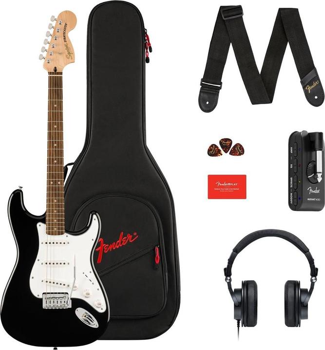 Produktbild Fender Affinity Stratocaster Guitar Pack (E-Gitarren Set, Ahorn, Pappelholz)