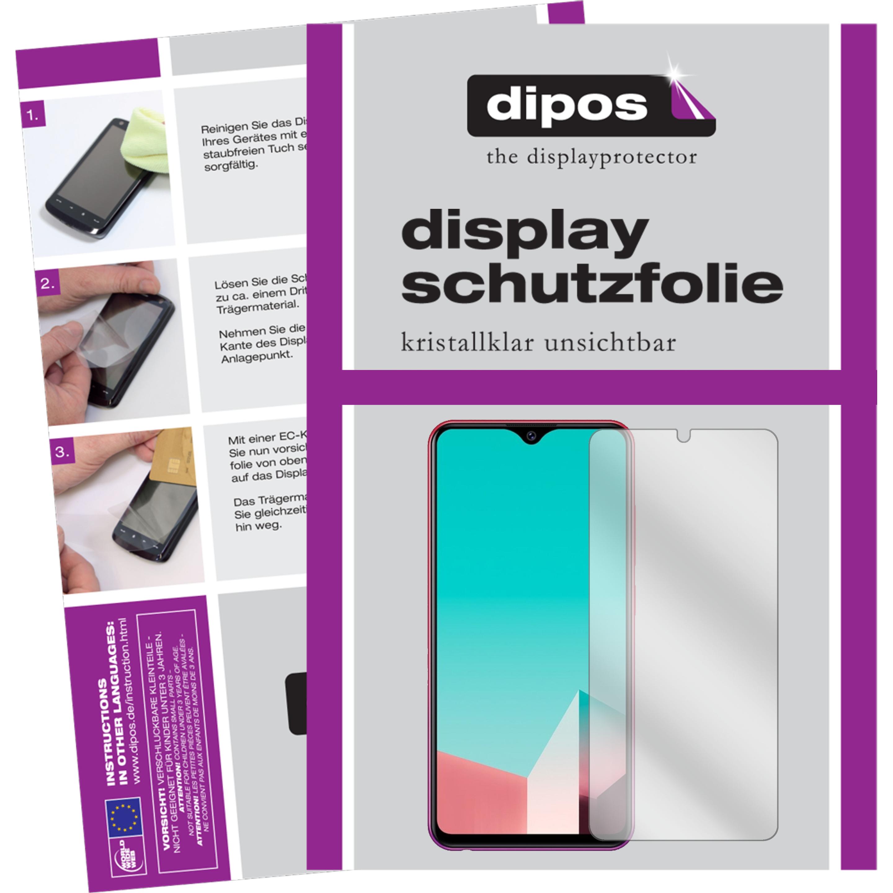 Dipos Displayschutzfolie Crystalclear (6 Stück, Vivo Y91 C), Smartphone Schutzfolie, Transparent