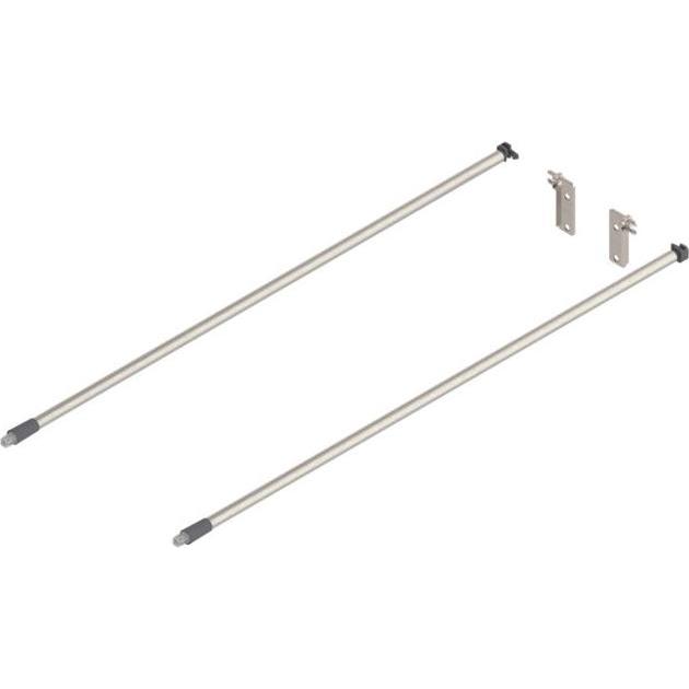 Blum, Möbelausstattung, Längsreling-Set MOVENTO mit Rückwandhalter ZRE (1 Stk.)