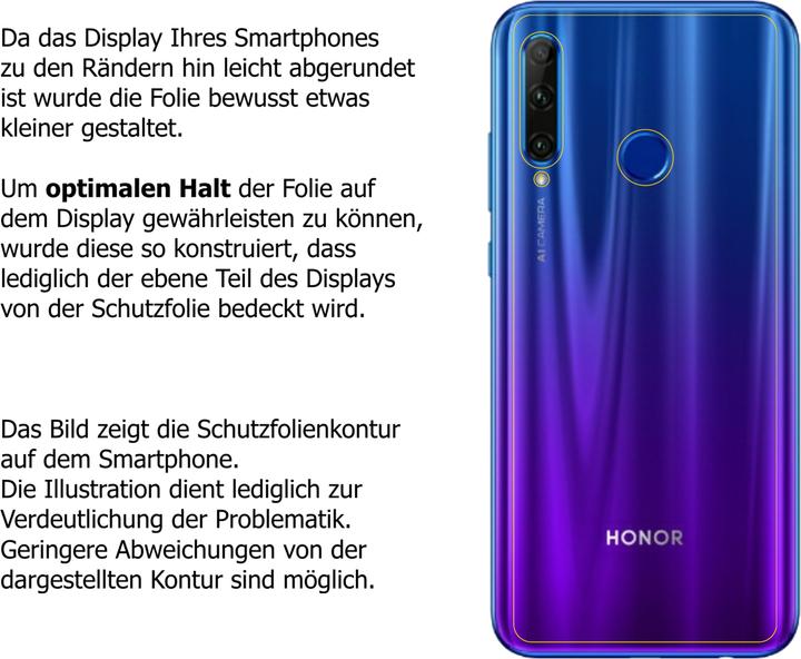 Actual product image Dipos Screen Protector Anti-Glare (1 pcs., Honor 20i)