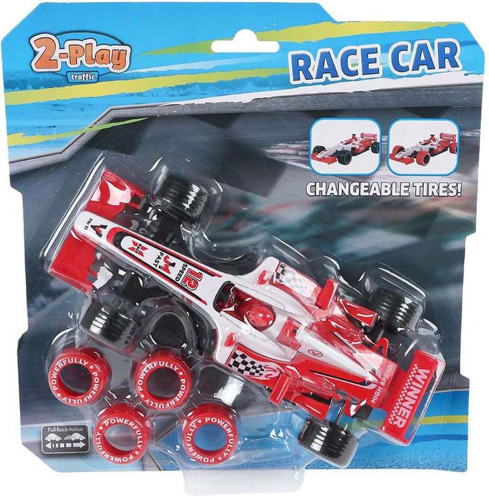 Produktbild 2-Play 2- Play Formel-Rennwagen mit Extra-Reifen Pull back
