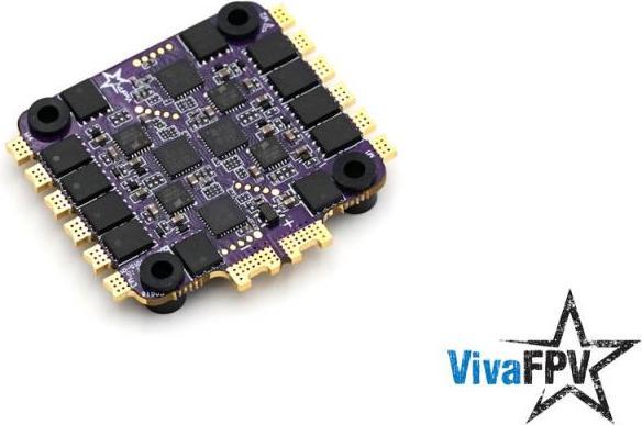 Actual product image VivaFPV 45A BL32 4in1 Dshot1200 3-6S ESC