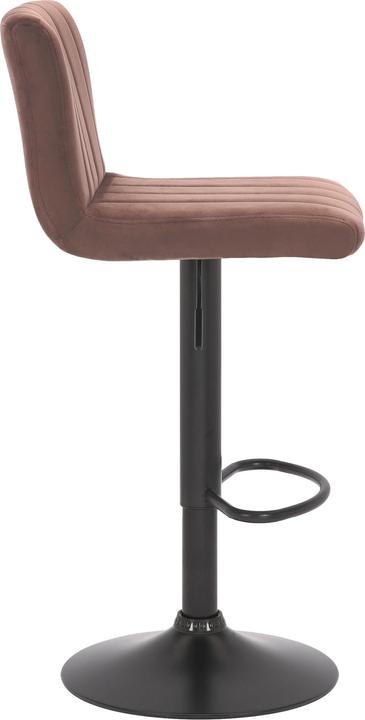 Actual product image CLP Barstool Jamie Velvet, brown