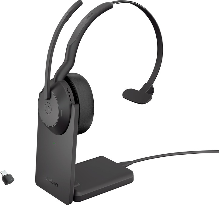 Actual product image Jabra Evolve2 55 MS Mono (Wireless, USB-C)