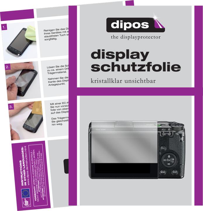 Produktbild Dipos Displayschutzfolie Crystalclear (Displayschutz, Ricoh GR III)