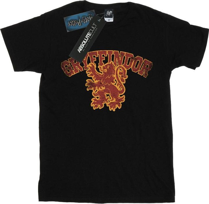 Actual product image Girls Gryffindor Sport Emblem Cotton T-Shirt (152, 158)