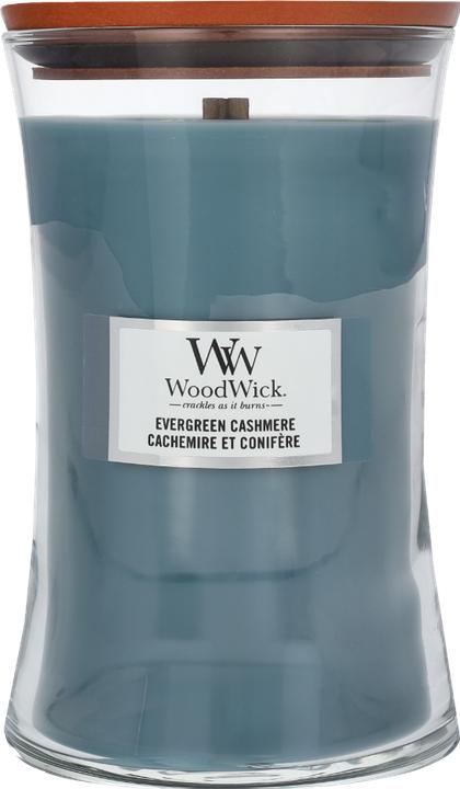 Productafbeelding WoodWick Evergreen Kasjmier Groot Pot Geurkaars (609 g)