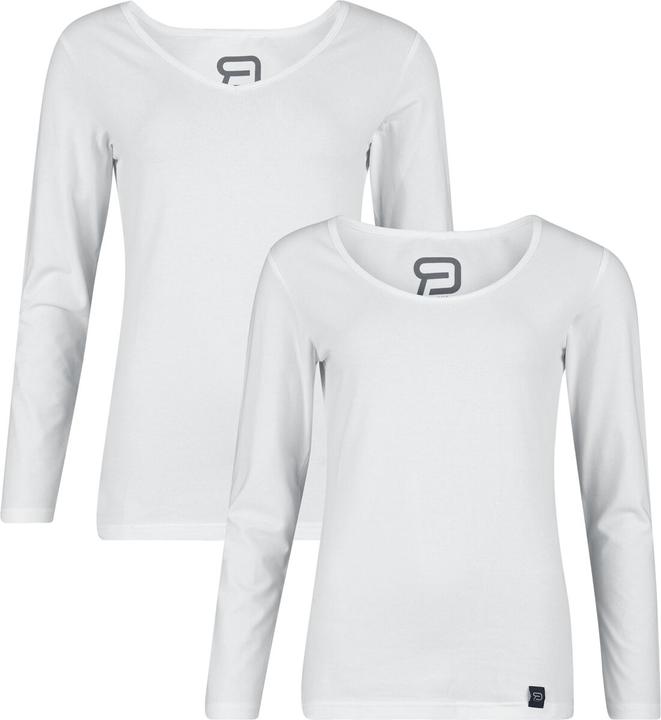Produktbild RED by EMP Doppelpack Longsleeves Weiss (M)