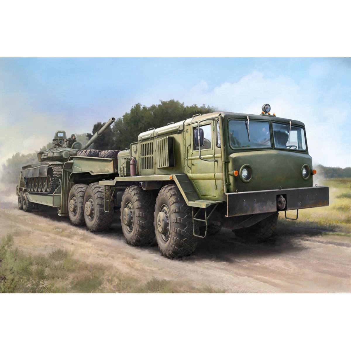 Thumbnail - Trumpeter MAZ-537G Late Production type with MAZ/ChMZAP-5247G semitrailer