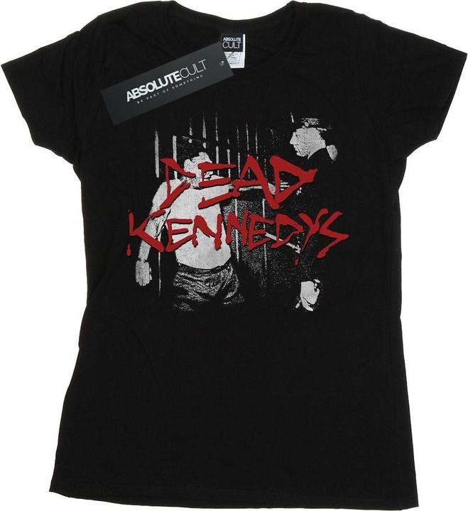 Actual product image Dead Kennedys Womens/Ladies Police Truck Cotton T-Shirt (L)