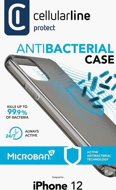 Actual product image Cellularline Antibacterial Case (Apple iPhone 12 mini)