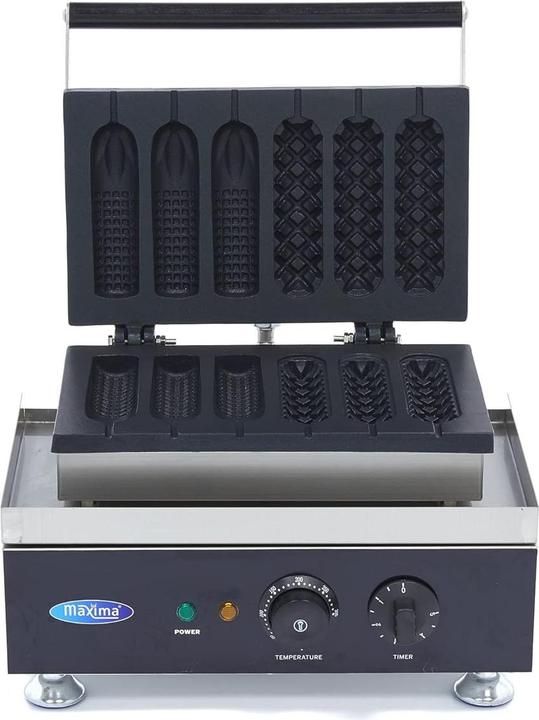 Actual product image Maxima Waffle Maker Corn Dog Hot Dog Sausage Rolls 6 pieces