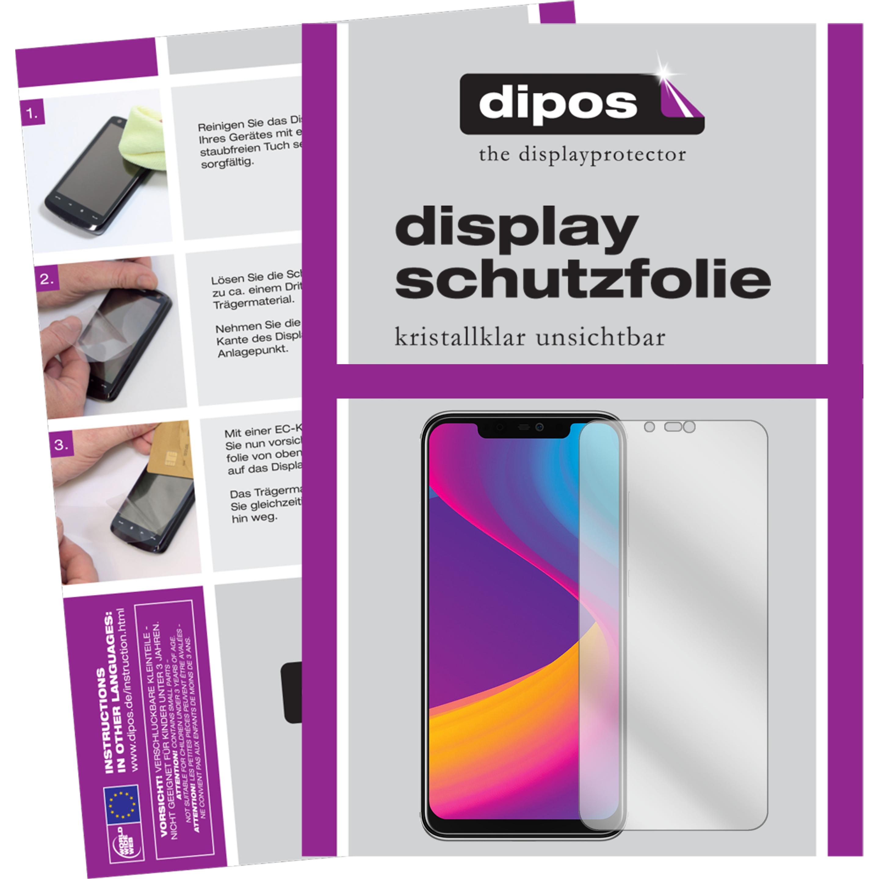Dipos Displayschutzfolie Crystalclear (6 Stück, Panasonic Eluga X1), Smartphone Schutzfolie, Transparent