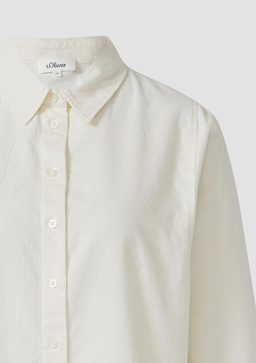 Immagine prodotto s.Oliver Bluse Feincord-Bluse mit Hemdkragen (48)