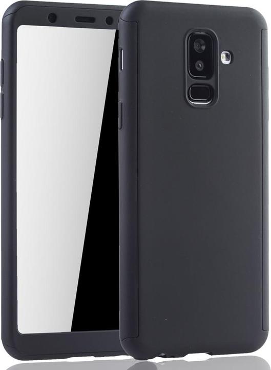 Actual product image König Design Case Mobile Protection for Samsung Galaxy A6 Plus (2018) Cover Screen Protector Black