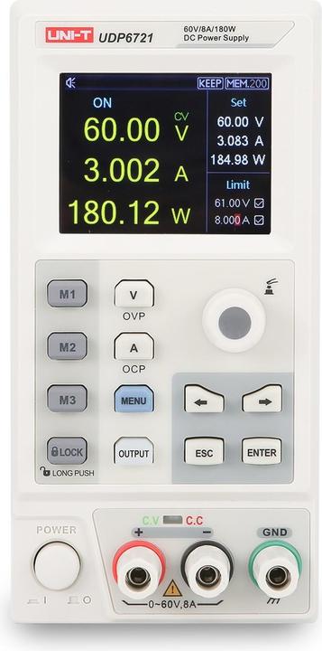 Actual product image Uni-T UDP6720 Programmable DC Switching Power Supply 60V 100W