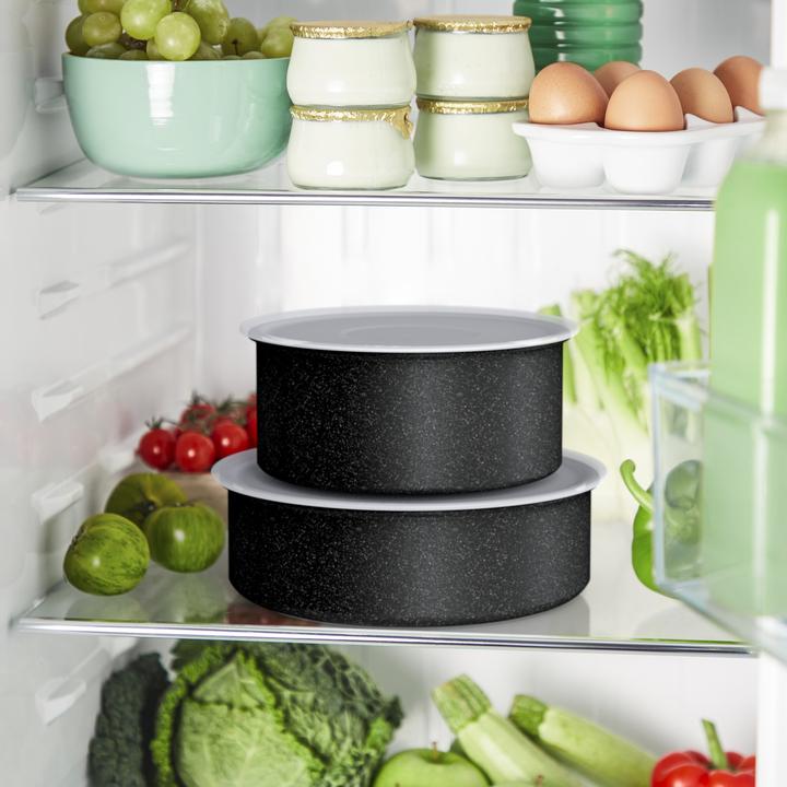 Immagine prodotto Tefal Ingenio Black Stone (28 cm, Set di pentole e padelle da cucina, Alluminio)