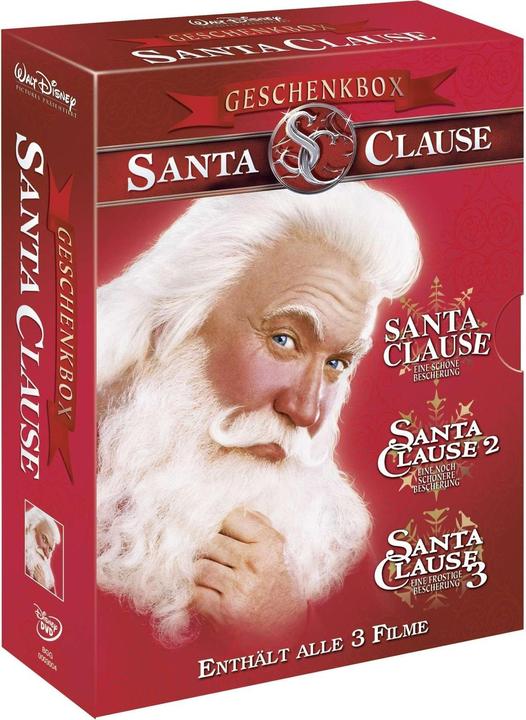 Santa Clause 1-3 Scatola da collezione (DVD, 2006, Inglese, Italiano, Tedesco)