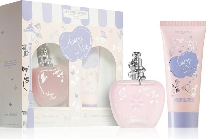 Actual product image Jeanne Arthes Amore Mio Eau de Parfum 100ml and Body Lotion 200ml Set - Made in France (Perfume set)