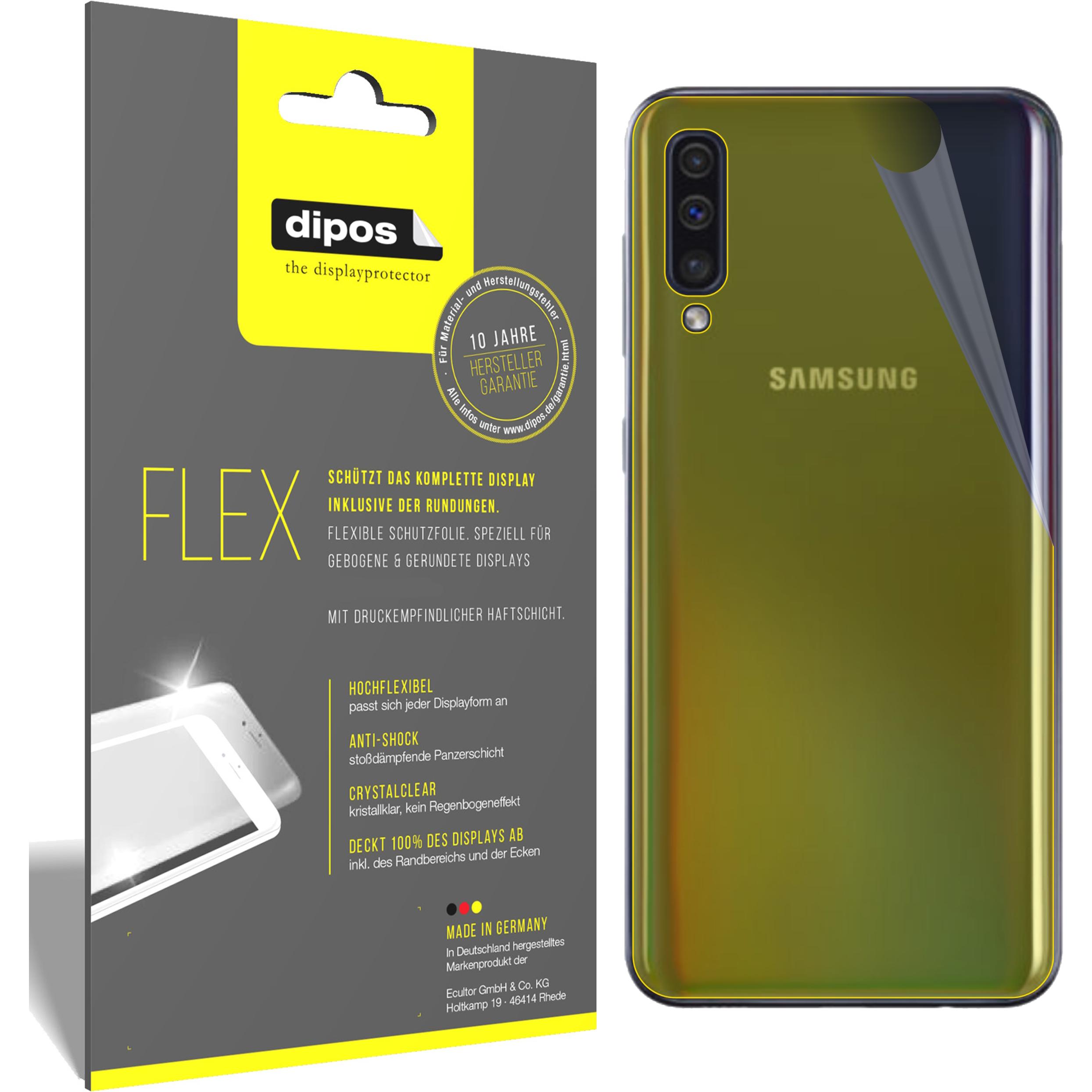 Dipos Displayschutzfolie Full-Cover 3D (3 Stück, Samsung Galaxy A40), Smartphone Schutzfolie, Transparent