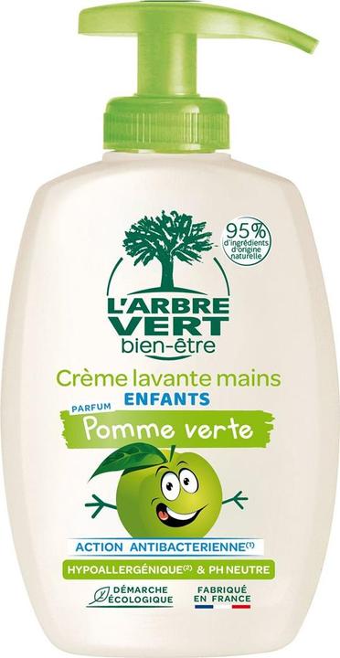 Actual product image L'arbre vert Savon liquide mains enfants écologique Pomme verte (Liquid soap, 300 ml)
