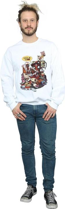 Actual product image Mens Deadpool Merchandise Royalties Sweatshirt (XL)