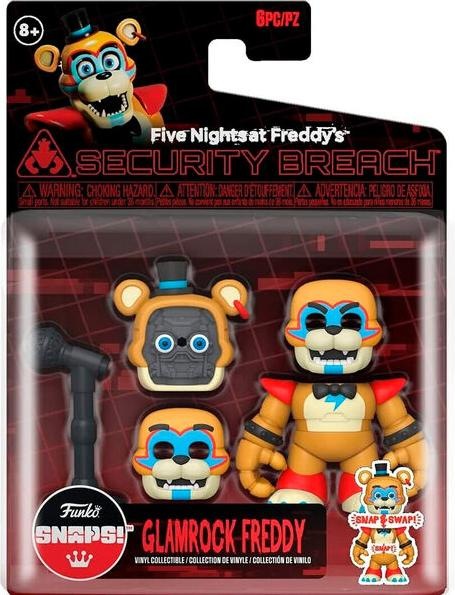 Actual product image Funko Five Nights at Freddy's Snap action figure Glamrock Freddy 9 cm
