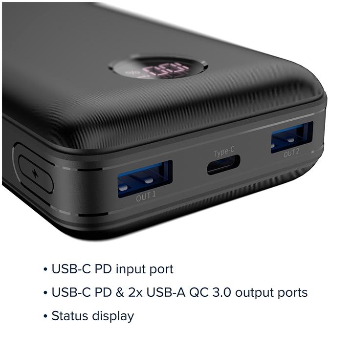 Actual product image Canyon PB-2002 (20000 mAh, 22.50 W, 74 Wh)