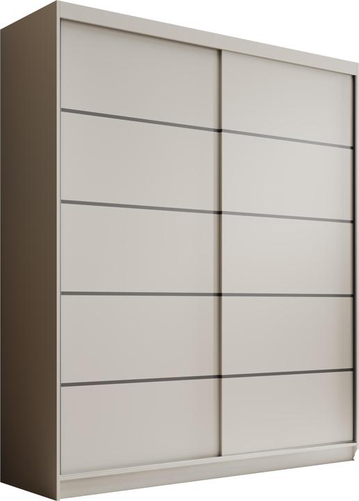 ADRK Furniture Schiebetürenschrank Hannah 180 (180 x 58 x 215 cm)