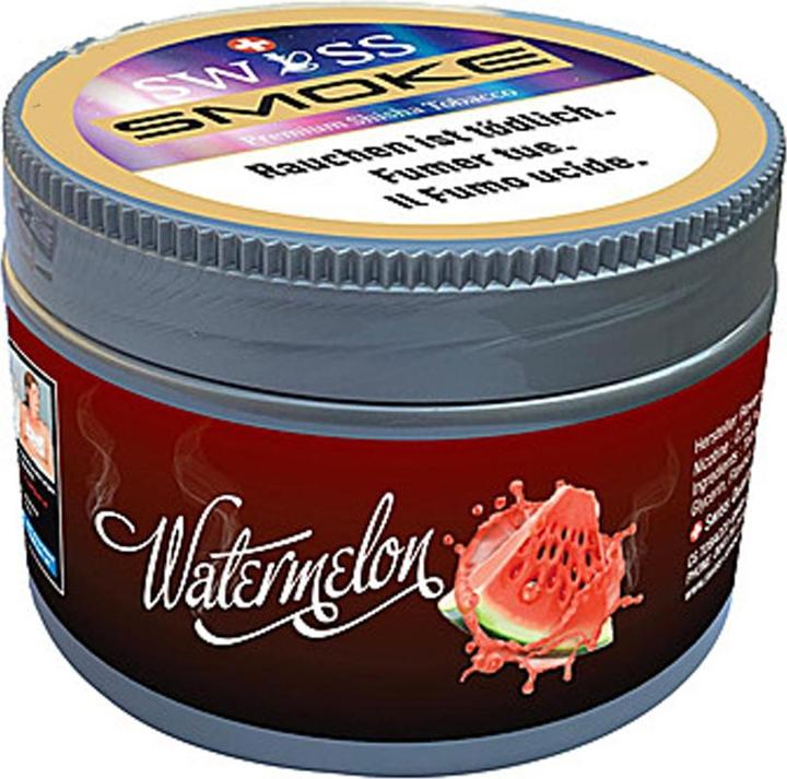 Produktbild Swiss Smoke Watermelon Shisha Tabak 100g (Wassermelone)