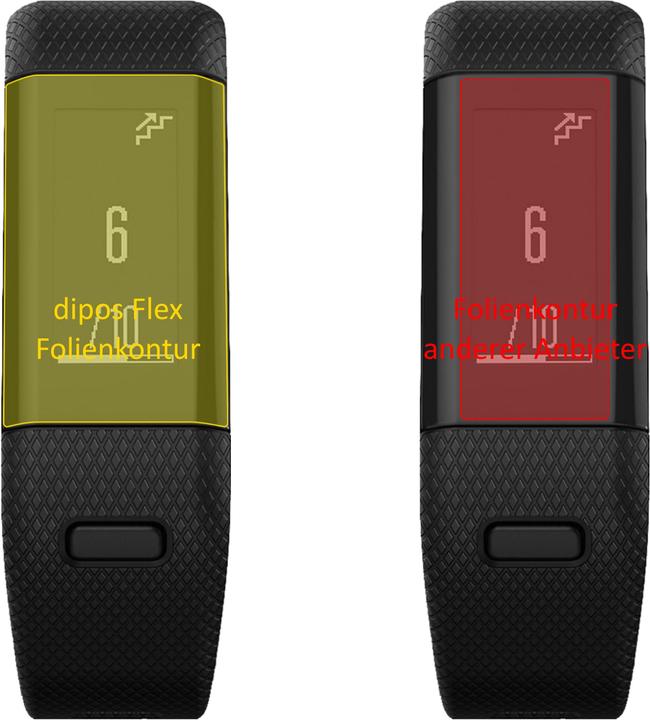 Image du produit Dipos Film de Protection d’écran Full-Cover 3D (vivosmart HR Plus)