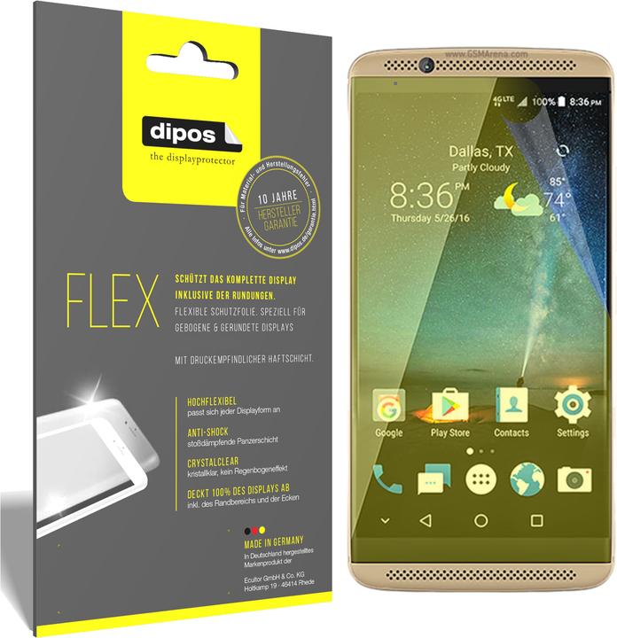 Produktbild Dipos Displayschutzfolie Full-Cover 3D (3 Stk., ZTE Axon 7 mini)