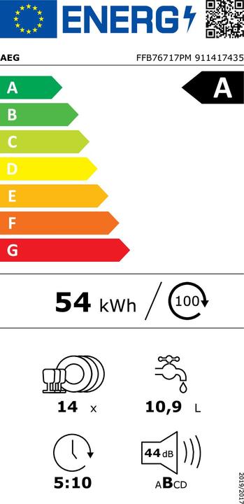 Energie-Label AEG 911 417 435