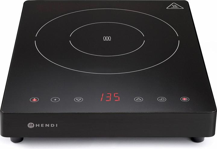 Hendi Induktionskocher schwarz 230V 2000W Kitchen Line