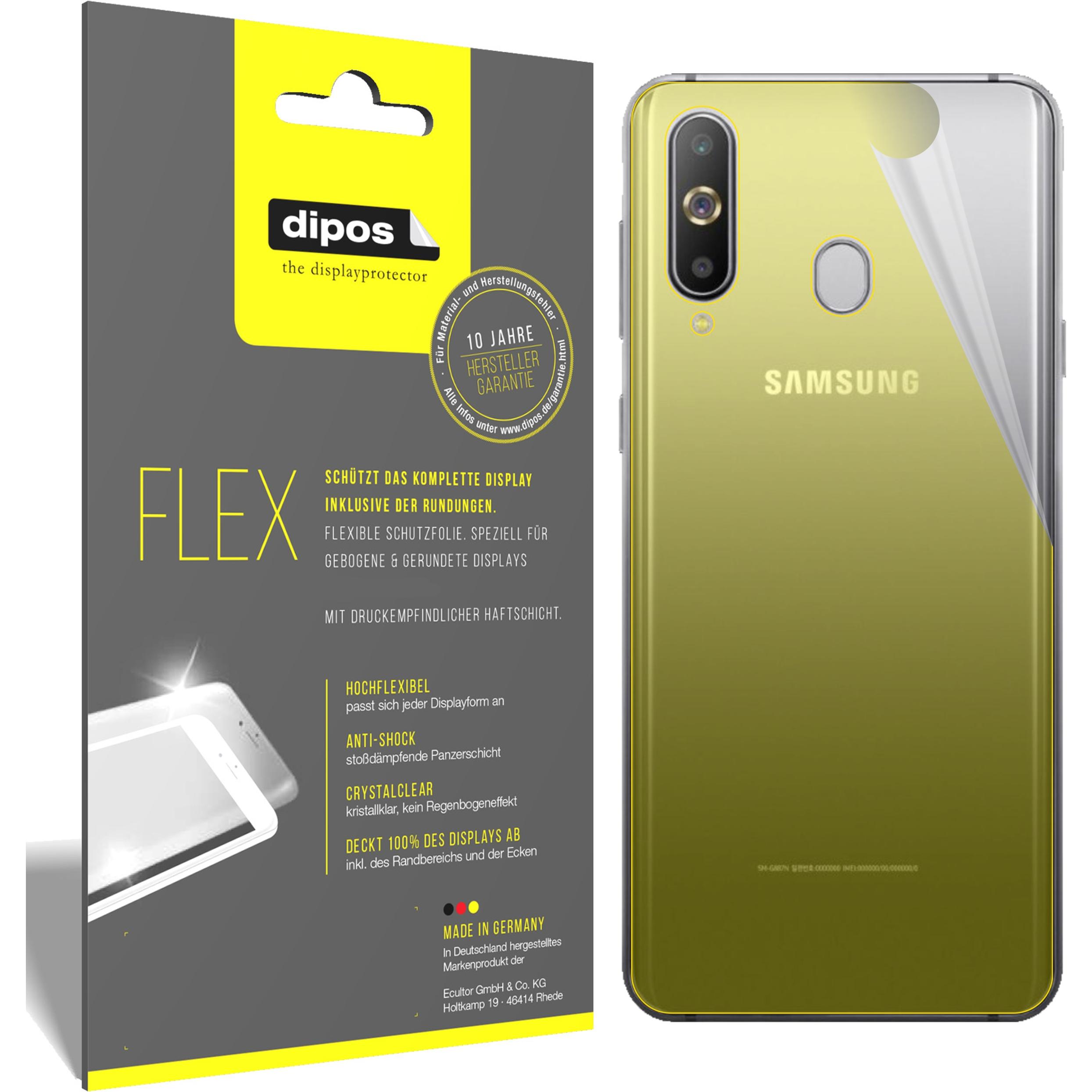 Dipos Displayschutzfolie Full-Cover 3D (2 Stück, Samsung Galaxy A9 Pro), Smartphone Schutzfolie, Transparent