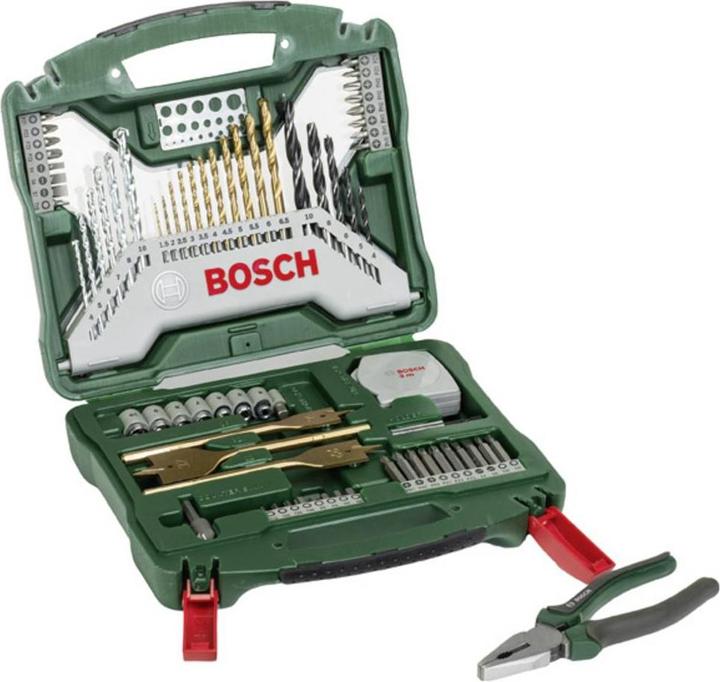 Actual product image Bosch Zubehör X-Line accessory case pliers set 70 pcs.