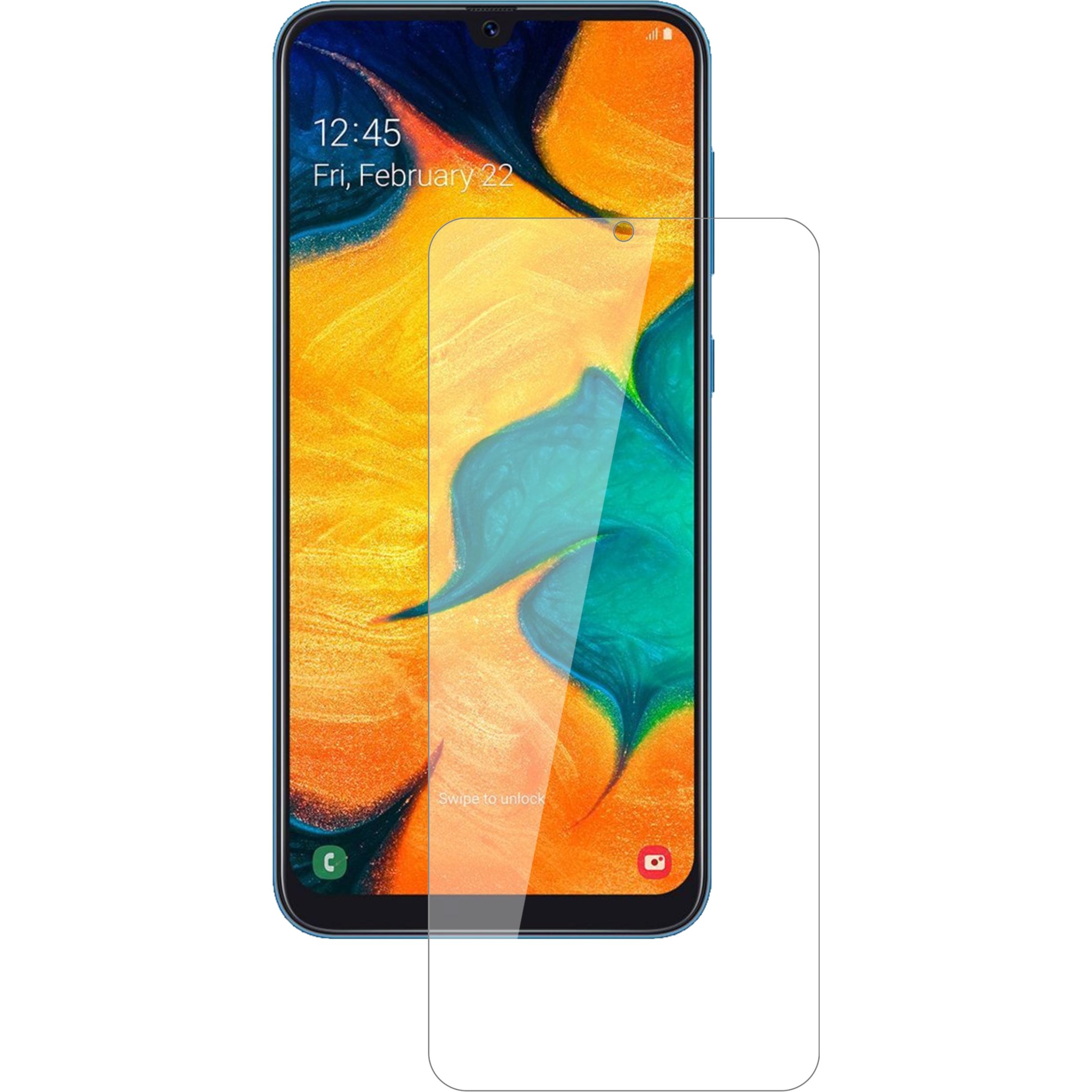 Dipos Displayschutz Anti-Shock (1 Stück, Samsung Galaxy A30), Smartphone Schutzfolie, Transparent