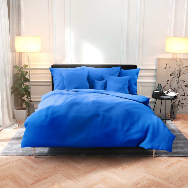 Immagine prodotto Lotus Bettwaren Uni satinato (Copripiumino, 240 x 240 cm)
