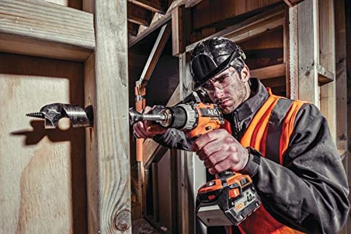 Actual product image AEG Compact Hammer Drill, 18V, 13mm, 2 Speeds, 2 Batteries, High Torque