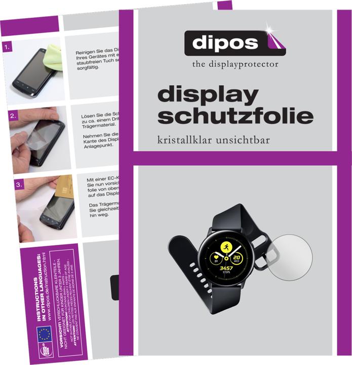 Image du produit Dipos Film de Protection d’écran Crystalclear (Galaxy Watch Active)
