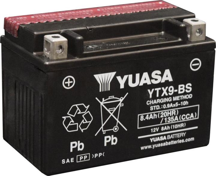Actual product image Yuasa YTX9-BS (12 V, 8 Ah, 135 A)
