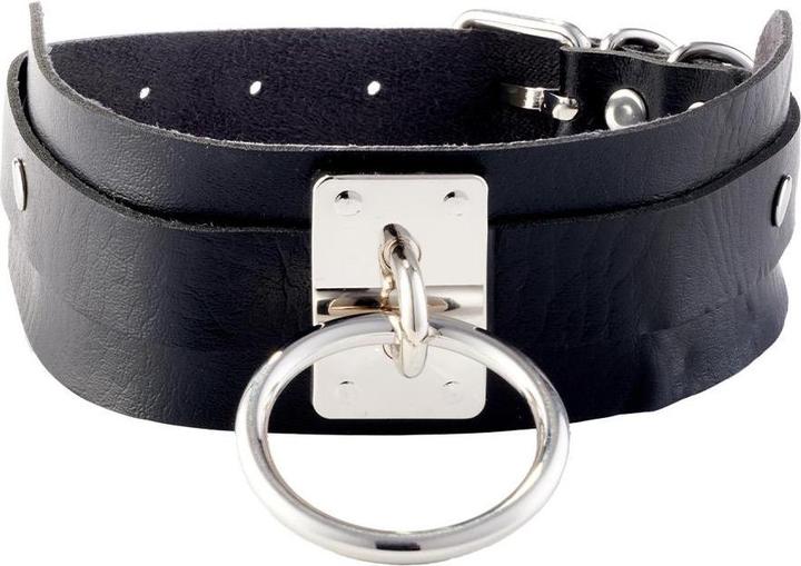 Image du produit Kinky Diva o-ring collar noir/argent