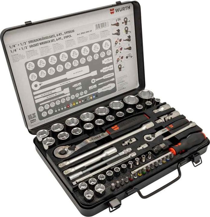 Actual product image Würth Socket spanner assortment