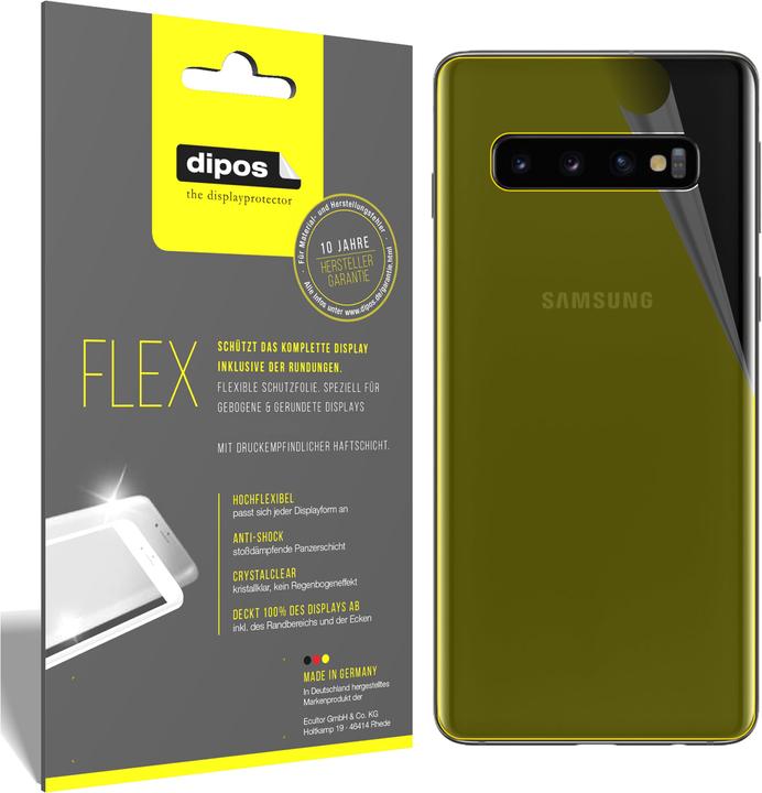 Produktbild Dipos Displayschutzfolie Full-Cover 3D (2 Stk., Samsung Galaxy S10)