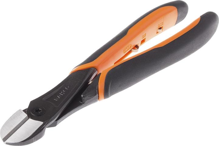 Actual product image Bahco ERGO high-performance diagonal cutters with self-opening two-component handle, phosphatised, 200 m (200 mm)